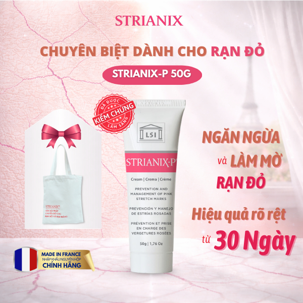 (CÓ QUÀ) Kem Rạn Đỏ STRIANIX-P 50g Chính Hãng Làm Mờ Rạn Đỏ, Giảm Ngứa ...