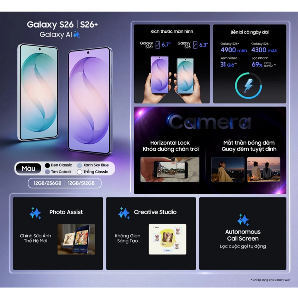 Điện Thoại Samsung Galaxy S26 12GB/256GB Chính Hãng | BigBuy360 - bigbuy360.vn