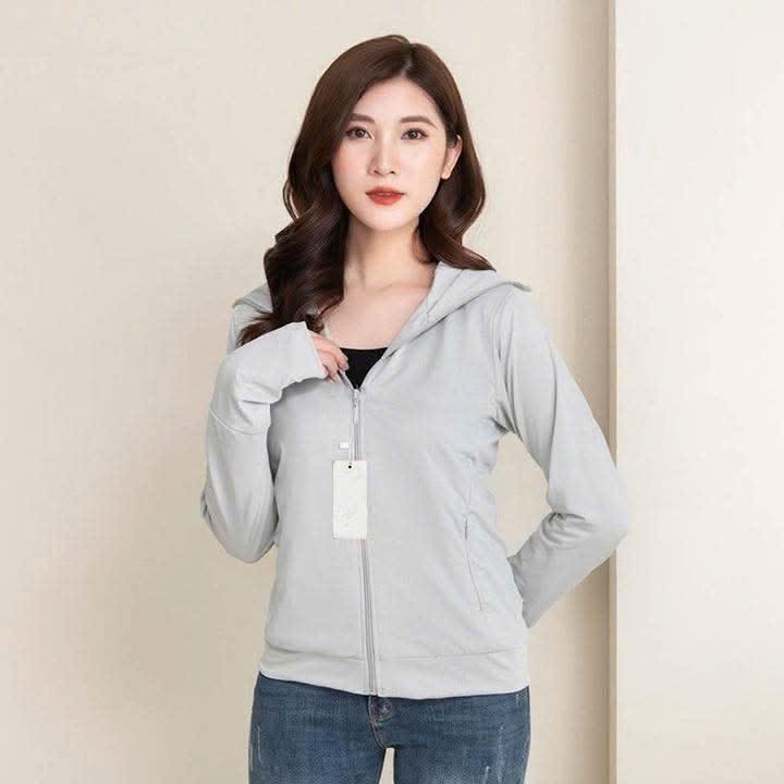 (38-78kg) Aó Khoác Chống Nắng Ngẵn Nữ Thông Hơi Thoáng Mát
