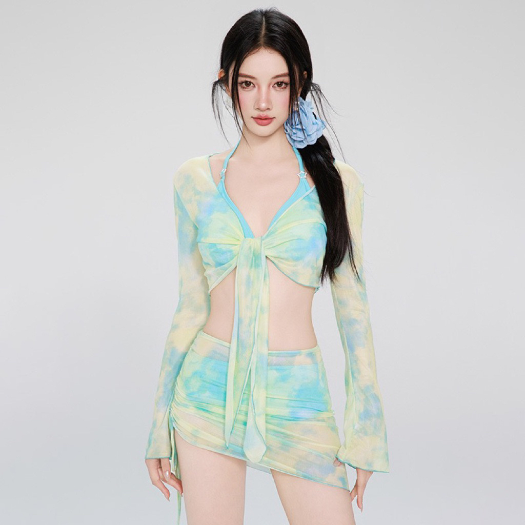 Bikini nữ 4 món cao cấp, đồ bơi tách rời sexy tinh tế, trang phục đi biển – suối nước nóng – nghỉ dưỡng