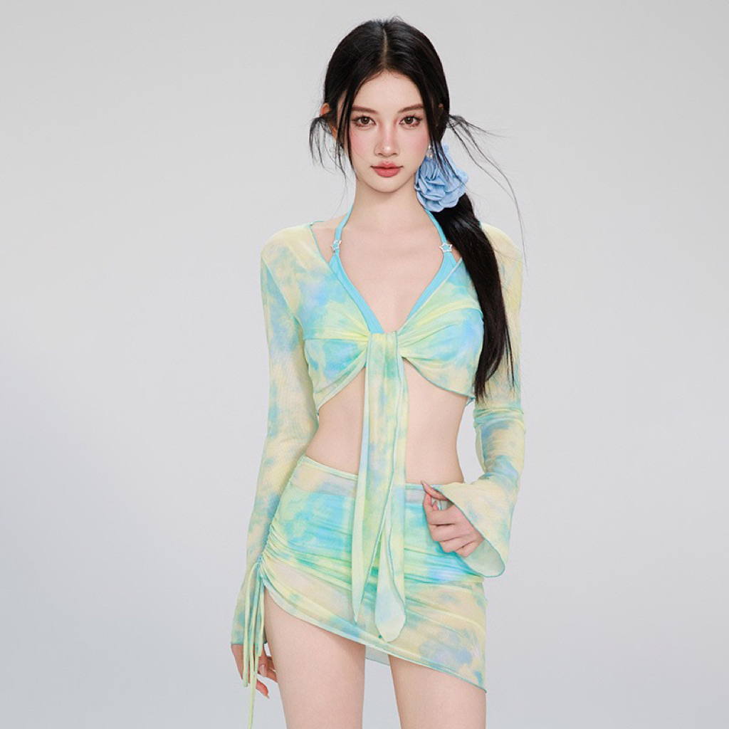 Bikini nữ 4 món cao cấp, đồ bơi tách rời sexy tinh tế, trang phục đi biển – suối nước nóng – nghỉ dưỡng