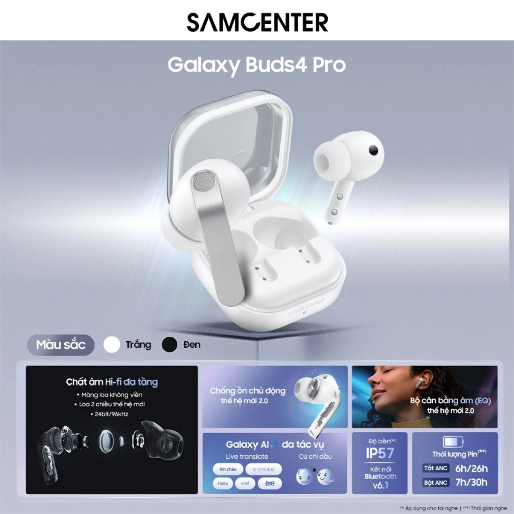 Samsung Galaxy Buds4 Chính Hãng | BigBuy360 - bigbuy360.vn