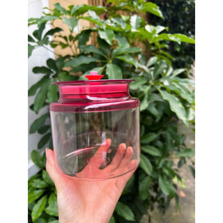 Hộp thuỷ tinh 900ml tupperware, tup Malay, đựng mứt, hạt, bánh,… siêu kín