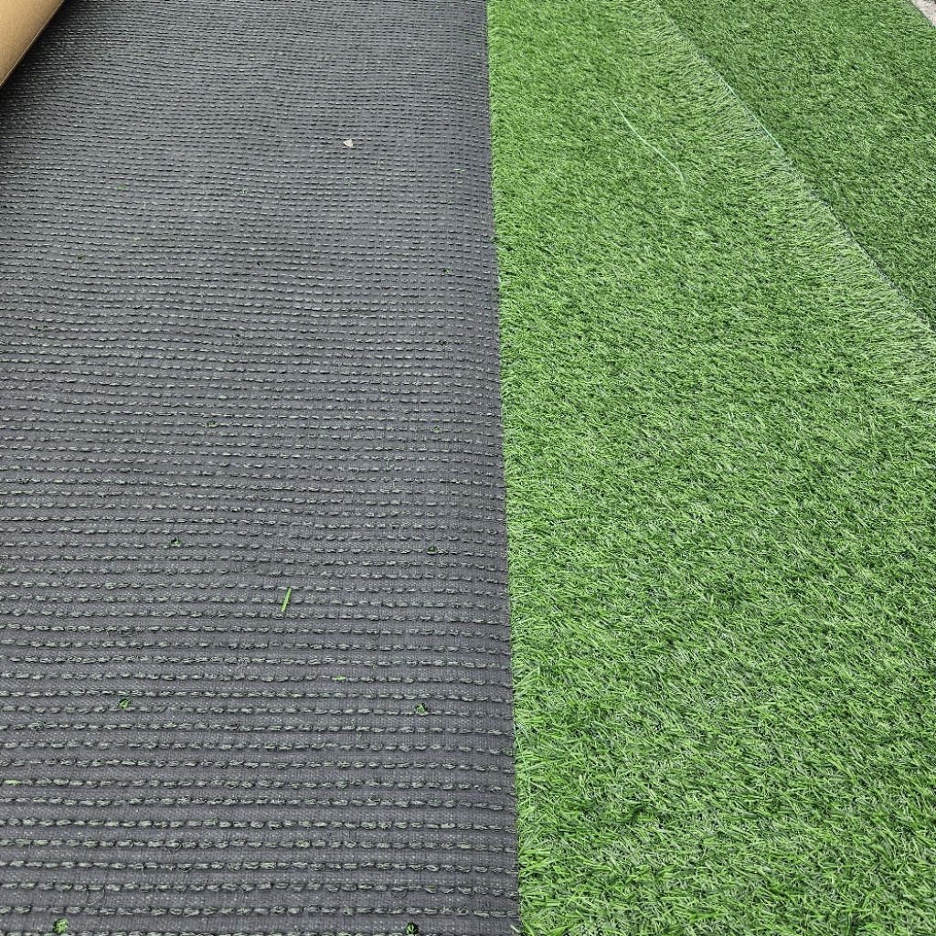 Thảm cỏ nhân tạo 2cm xanh đậm, 12m² (2m x 6m) dẻo không bụi trải sàn, trang trí sân vườn, dán tường