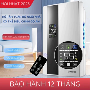 Máy hút ẩm lọc không khí SAST 2L CG - 982 chống nồm, chống ẩm mốc, hiển thị độ ẩm mini, độ ồn thấp, tiết kiệm điện