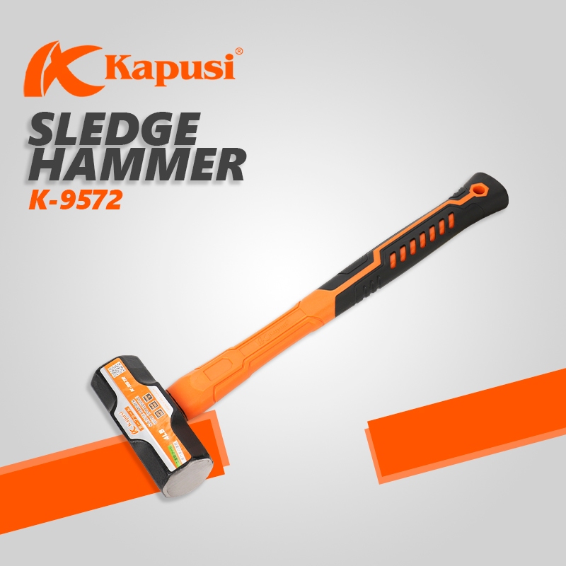 BÚA TẠ 2 ĐẦU LỤC GIÁC KAPUSI JAPAN 0.9 - 1.4 - 1.8Kg thép Carbon cứng, tay nhựa bọc cao su