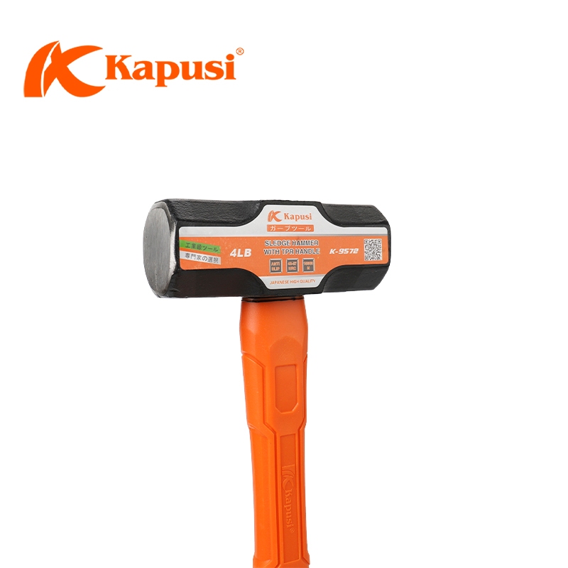 BÚA TẠ 2 ĐẦU LỤC GIÁC KAPUSI JAPAN 0.9 - 1.4 - 1.8Kg thép Carbon cứng, tay nhựa bọc cao su