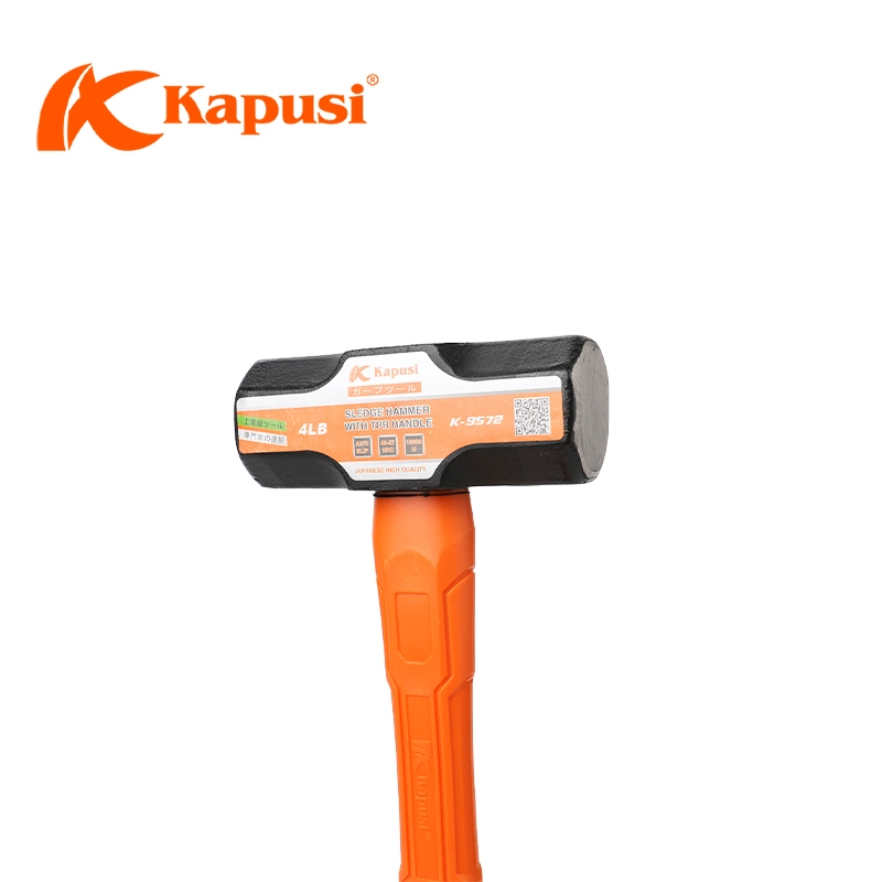 BÚA TẠ 2 ĐẦU LỤC GIÁC KAPUSI JAPAN 0.9 - 1.4 - 1.8Kg thép Carbon cứng, tay nhựa bọc cao su