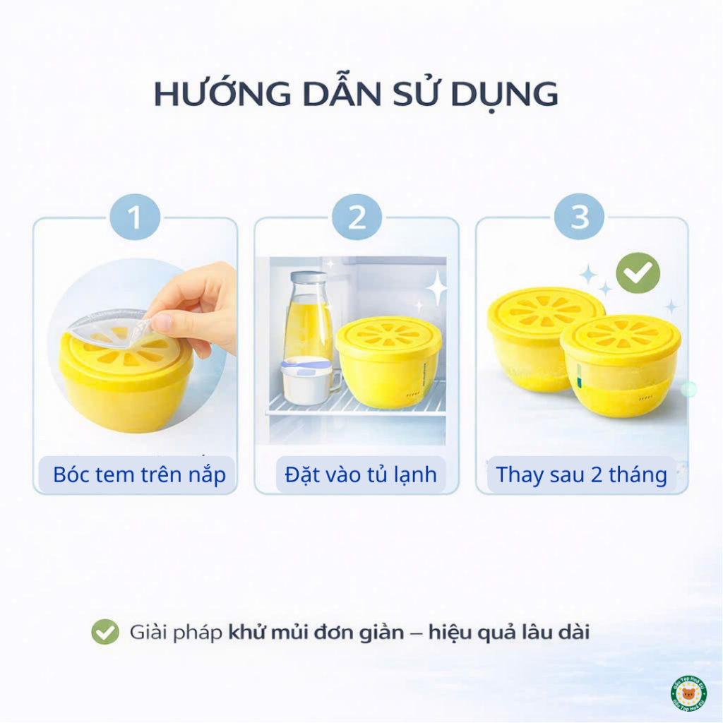 Sáp Khử Mùi Tủ Lạnh Denkmit Đức 40g – chiết xuất từ Tảo Biển | Hấp Thụ Mùi Hôi, Giữ Hương Thực Phẩm. | BigBuy360 - bigbuy360.vn