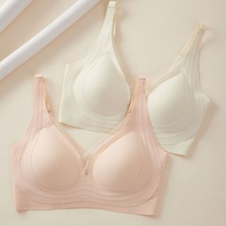 Áo ngực nữ su cao cấp mềm mịn thoáng mát đệm mút mỏng nhẹ gom ôm ngực tự nhiên gợi cảm DEVARI A2377