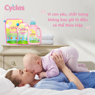 Combo 2 Can Nước Giặt Trẻ Em Cycles 1.5L – Dịu Nhẹ, Không Hóa Chất Mạnh, Phù Hợp Trẻ Từ Sơ Sinh