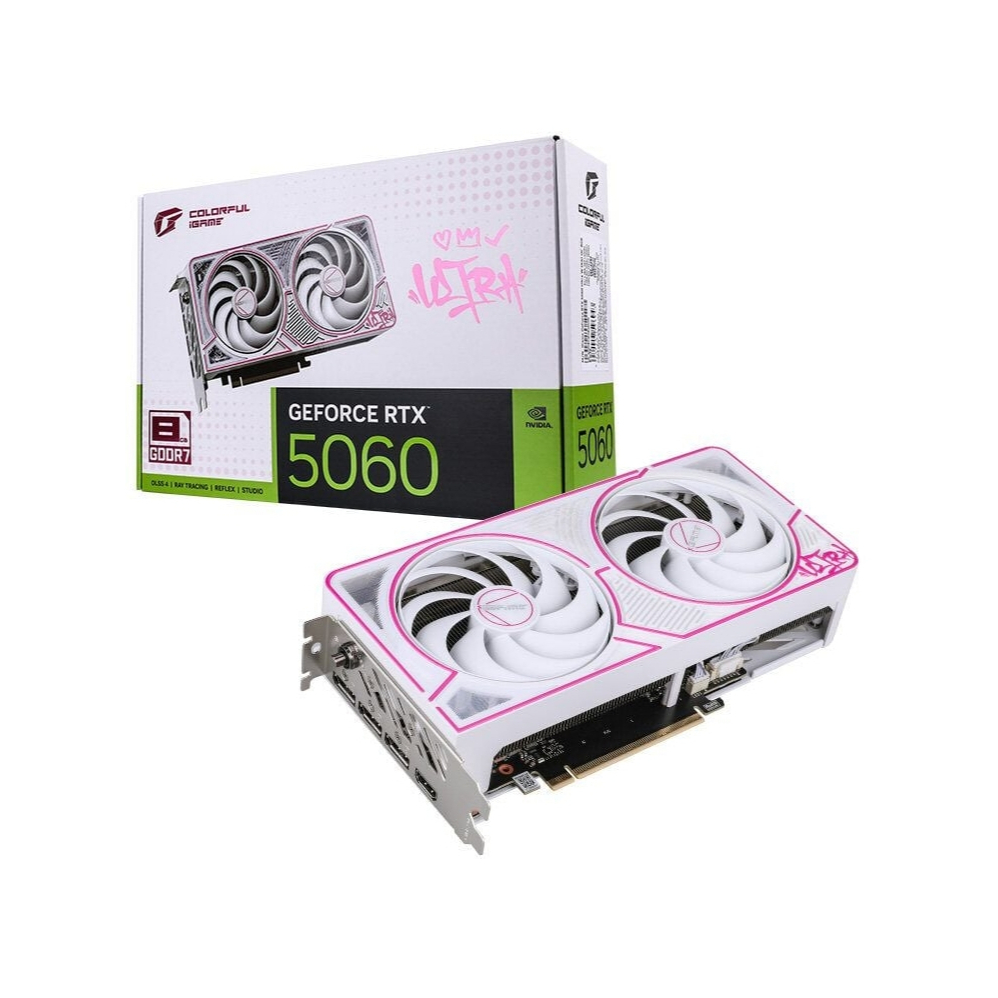 Card Màn Hình VGA Colorful RTX 5060 UltraWhite 8GB OC GDDR7 NEW FULL ...
