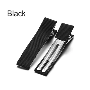 HOẢ TỐC Combo 10 20 50 Kẹp Mỏ Vịt Bọc Vải , Kẹp Bọc Ruy Băng Phôi Kẹp Handmade