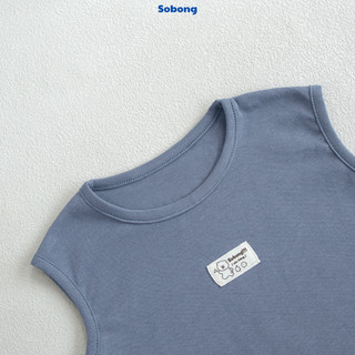 Bộ quần áo ba lỗ may tag basic cho bé trai, bé gái Hokiha vải cotton bozip mềm mại, thoáng mát size 8-17kg BB16