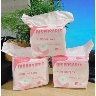 Miếng lót thấm sữa JUBON, Vcoool 50 miếng, Lót sữa thấm hút cực tốt, chống tràn cho mẹ