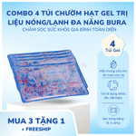 [MUA 3 TẶNG 1] Box 4 Túi Chườm Hạt Gel Trị Liệu Nóng Lạnh Đa Năng BURA - Chăm Sóc Sức Khỏe Gia Đình Toàn Diện — ảnh 1