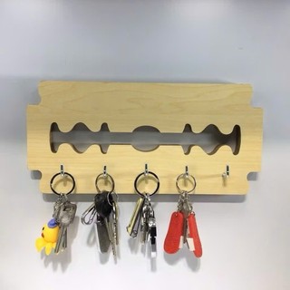 Móc treo chìa khóa dán tường bằng gỗ, móc treo quần áo decor xinh xắn tiện lợi ,dễ sử dụng