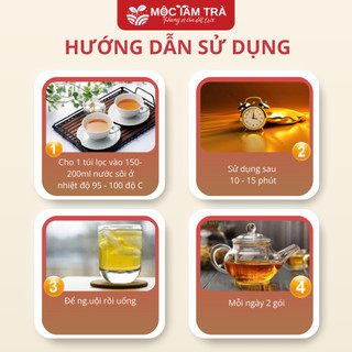 Trà Phan Tả Diệp Mộc Tâm - Hộp 25 gói  x 3,5g