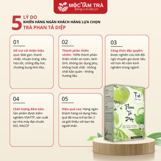 Trà Phan Tả Diệp Mộc Tâm - Hộp 25 gói  x 3,5g