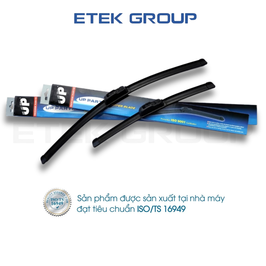 Gạt mưa ô tô TOYOTA, Cần gạt mưa UP PART Silicone xương sắt cho xe: Vios,Corolla Cross, Altis,Camry, Fortuner, Avanza...