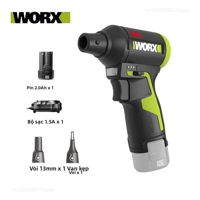 WORX WU094 - MÁY THỔI BỤI CẦM TAY DÙNG PIN 12V WORX WU094 CHÍNH HÃNG - BẢO HÀNH 12 THÁNG