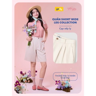 [THANH THỦY x YODY] Quần Short Nữ YODY Wide Leg Collection WCTR26S148