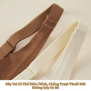 Combo 2 Áo Ngực Nữ Su Gân Tăm Viền Ép Không Đường May Phối Lưới, Áo Lót Không Gọng Mút Vừa Ôm Nâng V1 King Shop A-2377