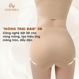 [ BST 2026 ] Quần Gen Định Hình Bụng Dưới Đúc Su, Quần Lót Gen Nịt Bụng Không Lộ Viền AMYBRA N699