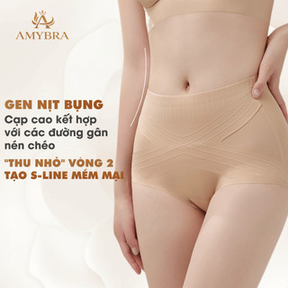 [ BST 2026 ] Quần Gen Định Hình Bụng Dưới Đúc Su, Quần Lót Gen Nịt Bụng Không Lộ Viền AMYBRA N699