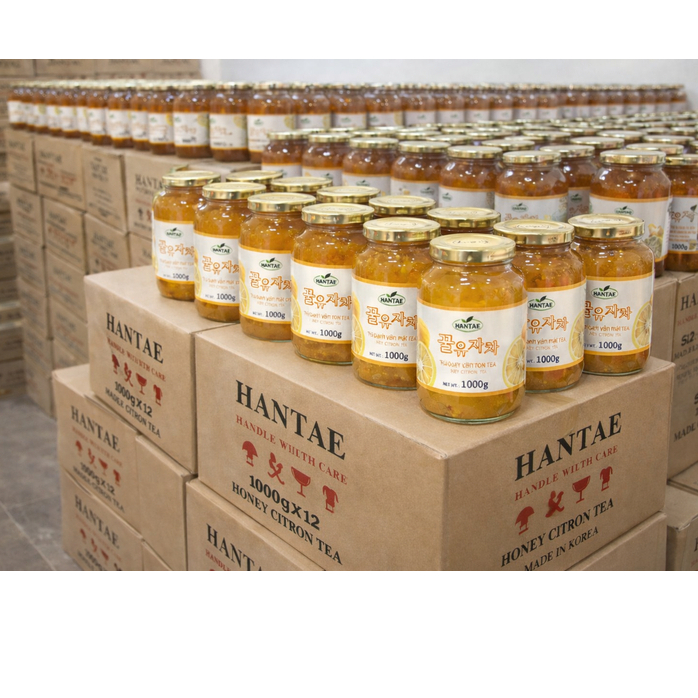 1 Thùng Trà Thanh Yên Mật Ong Hantae ( 1kg x 12 lọ/ thùng)