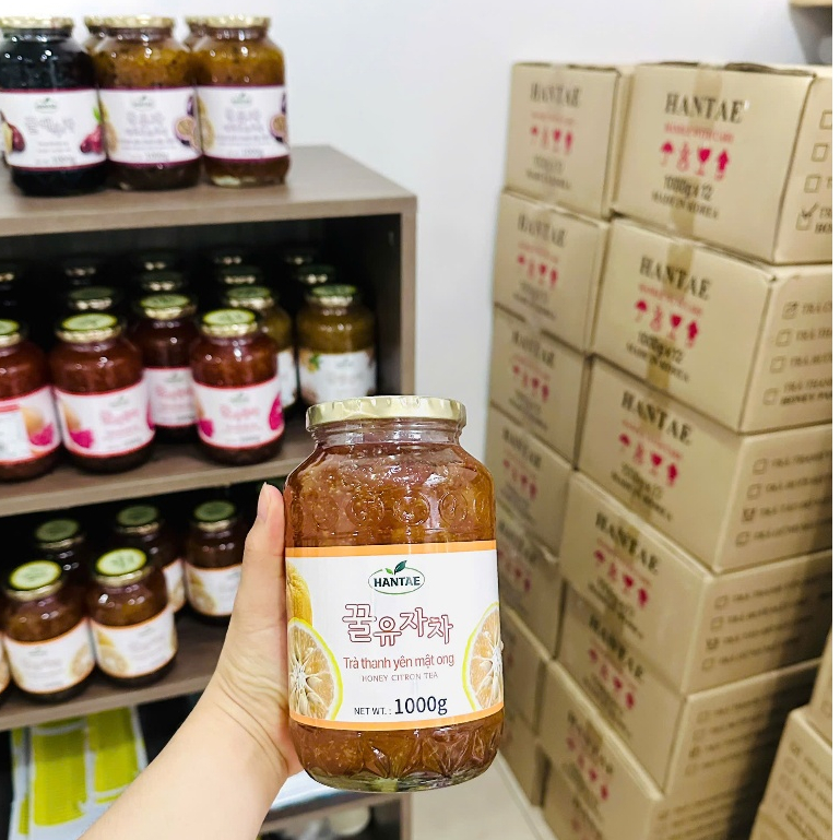 1 Thùng Trà Thanh Yên Mật Ong Hantae ( 1kg x 12 lọ/ thùng)