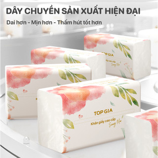 [MUA 1 TẶNG 1] Tặng bình giữ nhiệt 500ml, thùng 10gói giấy ăn sương mai Topgia bịch lớn, size cực to