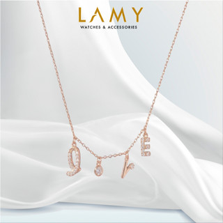 Dây chuyền bạc nữ LAMY Twinkling Love Necklace Rose Gold 6413