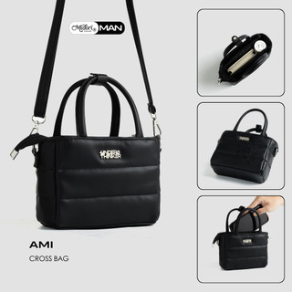 Túi Xách Da PU AMI Thời Trang Nam Nữ Có Dây Đeo Chéo Đựng Điện Thoại Đi Học Chơi | MIDORI FOR MAN