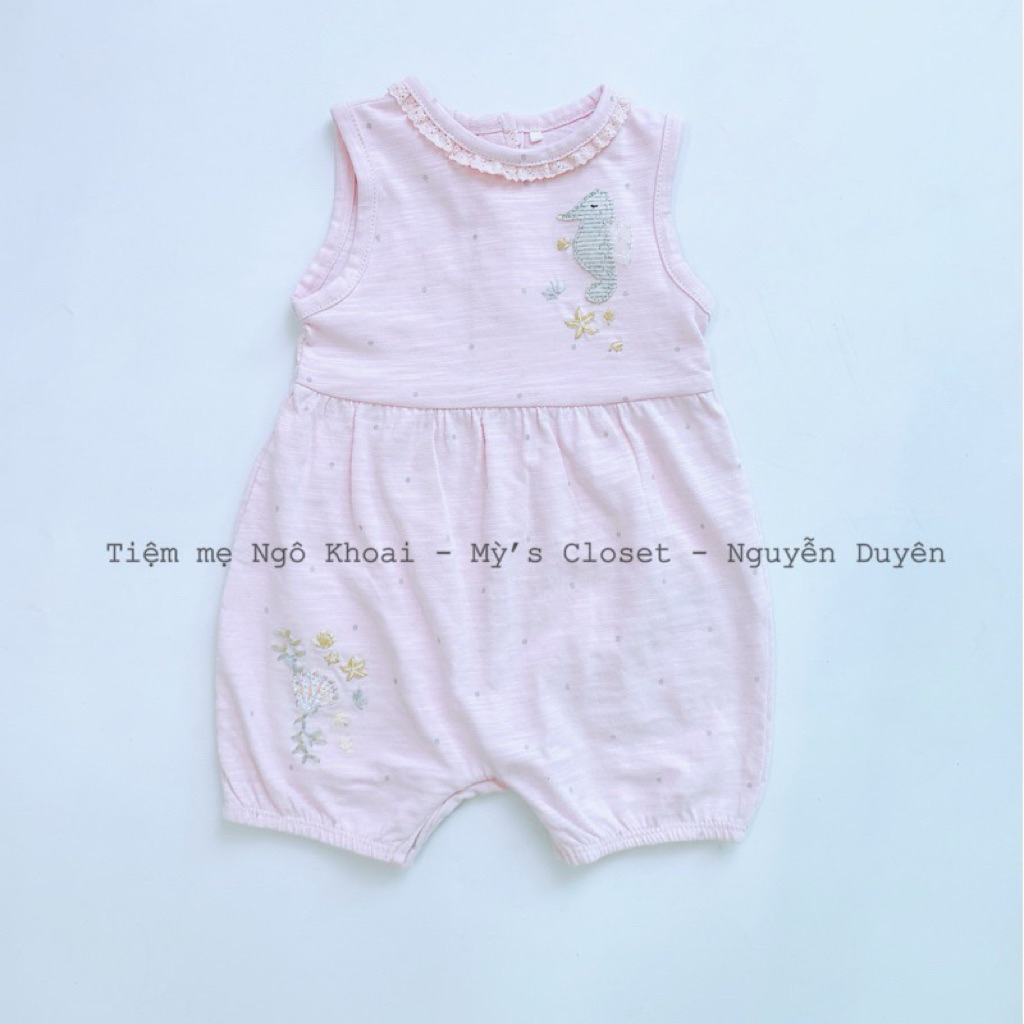 [MD79] NEX.T- 0/3-3/6M Romper/ Body đùi cho bé trai và gái