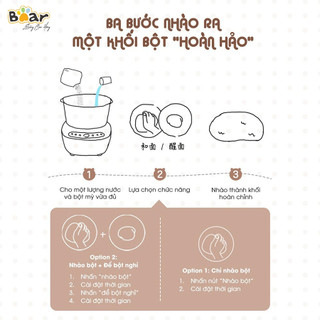 Máy trộn bột để bàn đa năng 5L BEAR DM-B50V1, 200W, Ủ- Nhào- Nhồi Bột Chống Dính , Bảo Hành 18 tháng