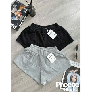 Quần Short Dáng Cánh Bướm Vải Nỉ Chân Cua - Phoebe Studio [THUN00013]