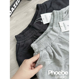 Quần Short Dáng Cánh Bướm Vải Nỉ Chân Cua - Phoebe Studio [THUN00013]