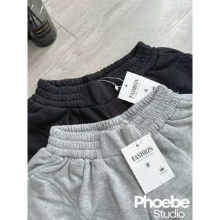 Quần Short Dáng Cánh Bướm Vải Nỉ Chân Cua - Phoebe Studio [THUN00013]