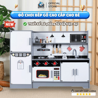 Bộ Đồ Chơi Nấu Ăn Cho Bé, Đồ Chơi Nhà Bếp Nhập Vai Giúp Bé Phát Triển Tư Duy Kỹ Năng Sống, Chất Liệu Gỗ An Toàn