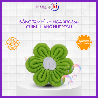 Bông Tắm Hình Hoa (430-36) - Chính Hãng Nufresh - Giao Màu Ngẫu Nhiên