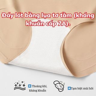 Quần lót nữ su đúc cạp cao định hình thon eo nâng mông 3D tự nhiên co giãn êm ái gợi cảm DEVARI N699