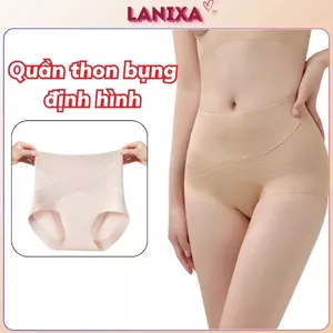 Quần lót định hình thon gọn vòng bụng nâng mông 3D gợi cảm co giãn linh hoạt đáy lót 10A LANIXA N699