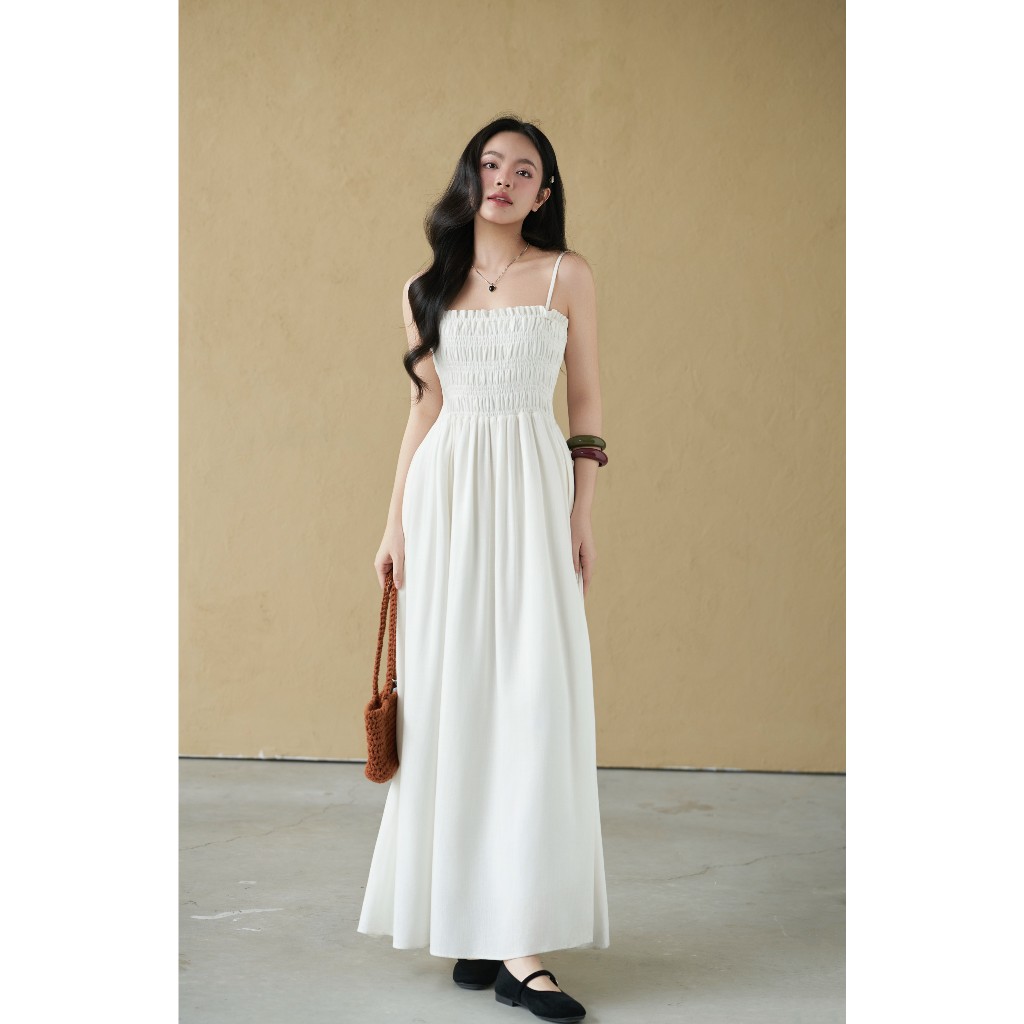 Đầm maxi 2 dây dáng dài Lerani Miều Est.2013 thanh lịch đi biển