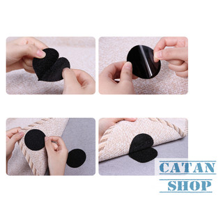 Bịch 5 Miếng Dán Cố Định Thảm Xe Chống Trượt Độ Bám Cao, Miếng Dán Cố Định Thảm Ghế Giường Tiện Lợi