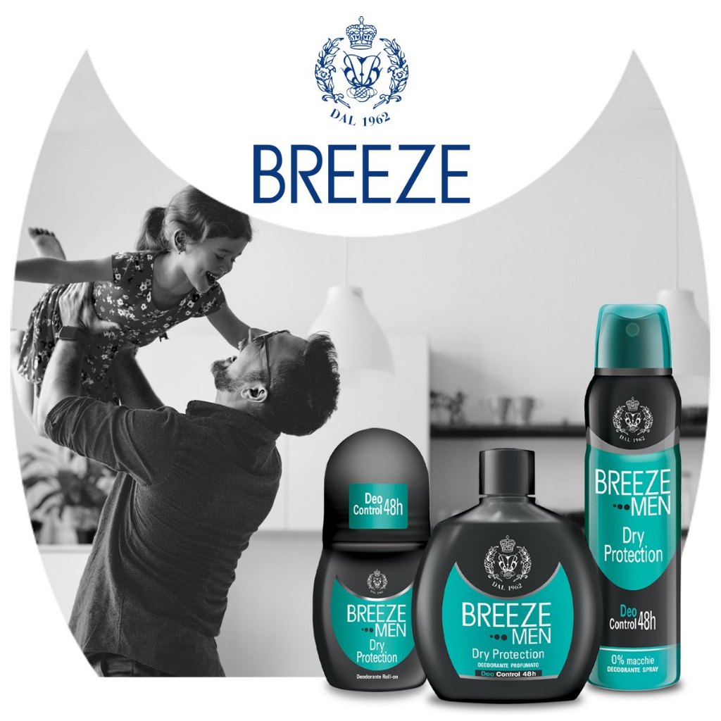 [SIÊU ƯU ĐÃI BREEZE] Combo 3 Xịt Khử Mùi Nam Hương Nước Hoa Breeze Men Dry 150ml + Tặng 1 Breeze Squeeze