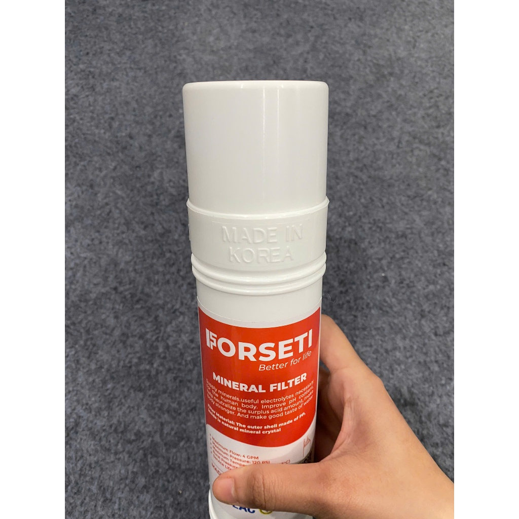 Lõi Chức Năng Mineral FORSETI Khoáng Đá Dạng Cắm Nhanh Chữ U Sản Xuất Tại Hàn Quốc