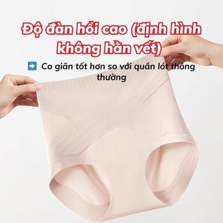 Quần lót nữ su đúc cạp cao định hình thon eo nâng mông 3D tự nhiên co giãn êm ái gợi cảm DEVARI N699