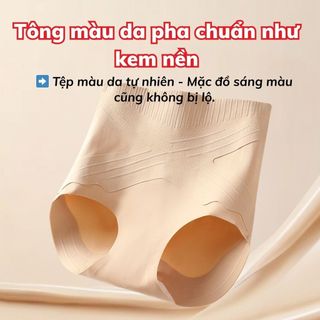 Quần lót nữ su đúc cạp cao định hình thon eo nâng mông 3D tự nhiên co giãn êm ái gợi cảm DEVARI N699