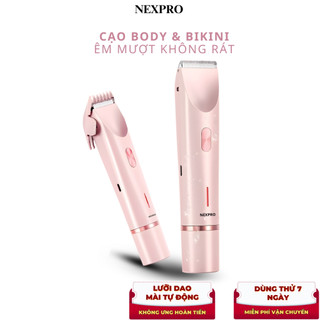 [CHE TÊN] Máy cạo lông bikini hai đầu NEXPRO Chuyên Dụng cạo sạch an toàn , hiệu quả cao